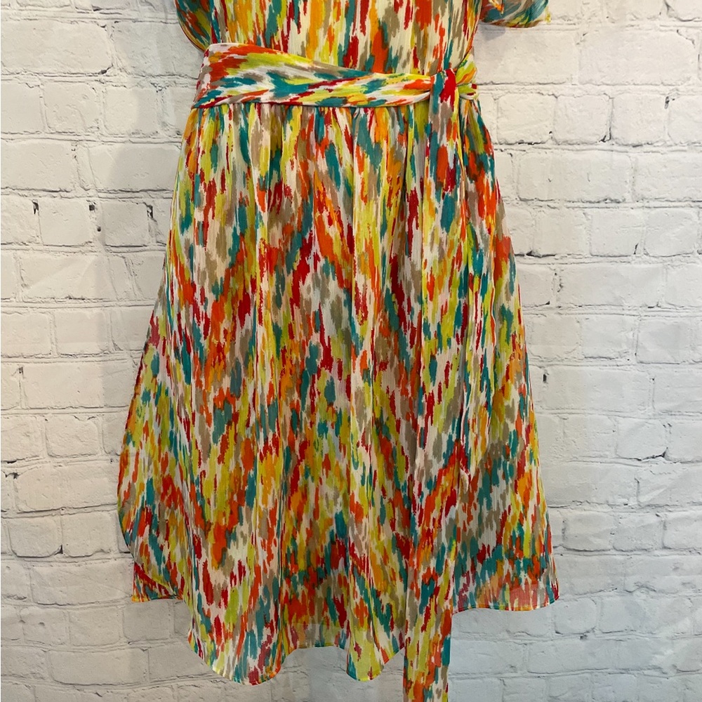 Colorful One-Shoulder Dress - Picture 3 of 8